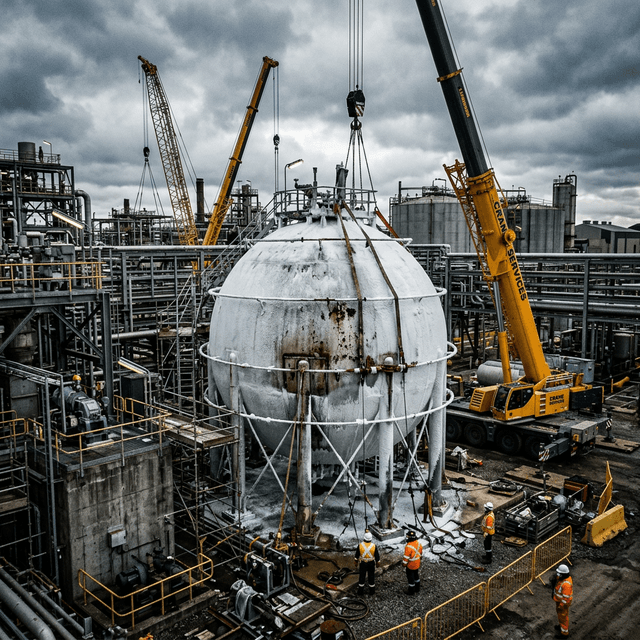 LNG Tank Removal